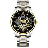 Reloj UTHAI L93 para hombre, moderno, de gama alta, ligero, de lujo, versátil, de cuarzo, resistente al agua, con hueco romano, reloj para hombre