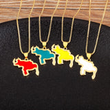 Nidin High Quality Venezuela Map Pendant Necklace Charm Neck Jewelry For Women Men Fashion Cute Chain 4 Colors Choker Gift