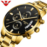 Relojes NIBOSI para hombre, marca de lujo, reloj masculino, reloj de vestir informal de moda para hombre famoso, relojes de pulsera militares de cuarzo Saat